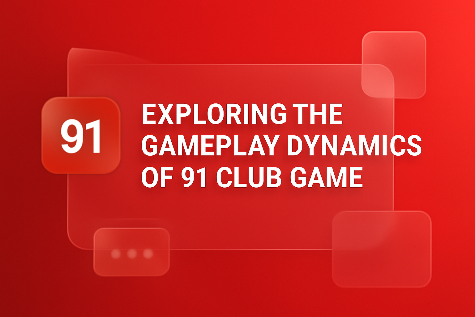 Informational scene depicting the 91 Club Game App Download Guide.