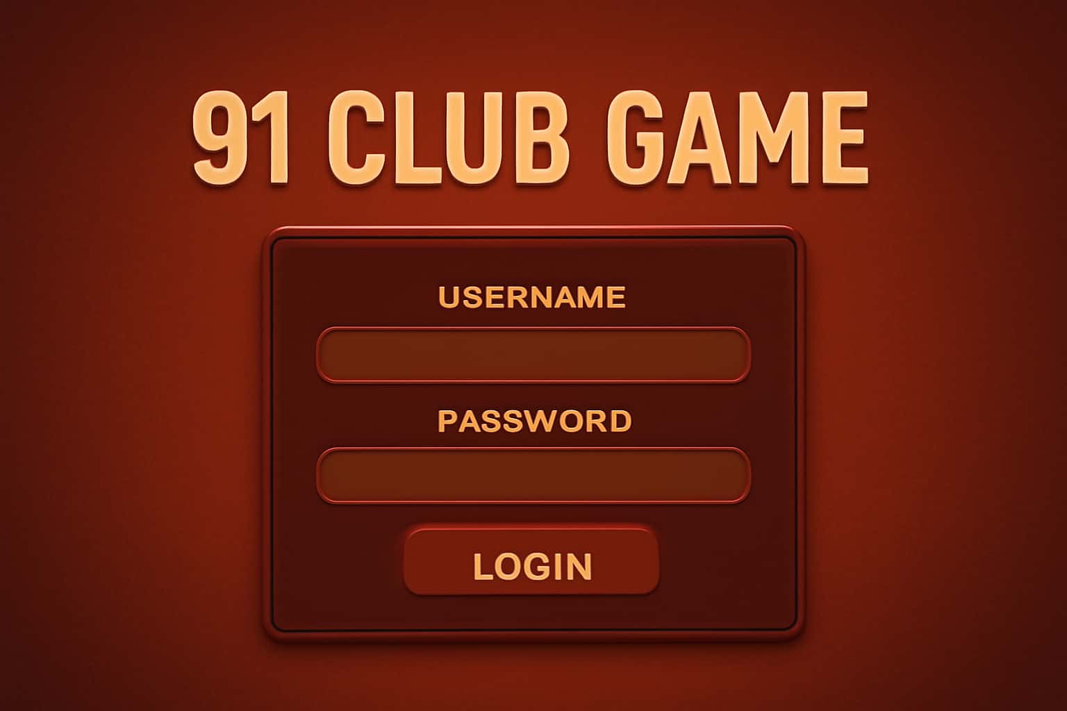 Informational scene on 91 Club Game Login Guide
