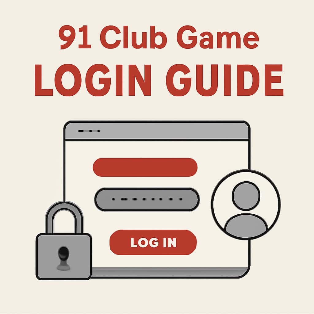 Diagram explaining 91 Club Game Login process