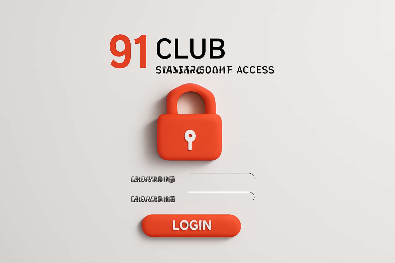 91 Club Game Account Access Interface