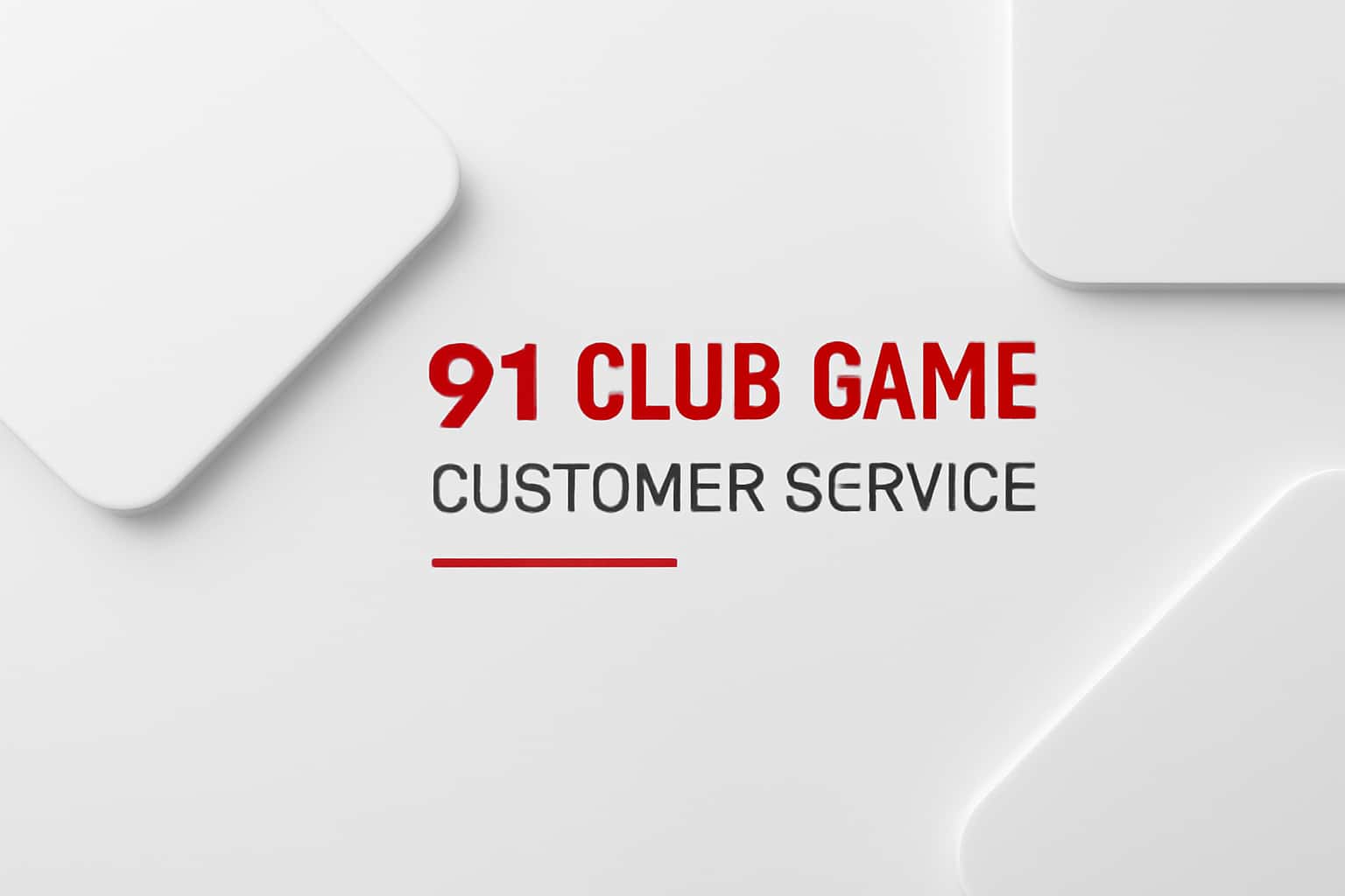91 Club Game Customer Service Interface