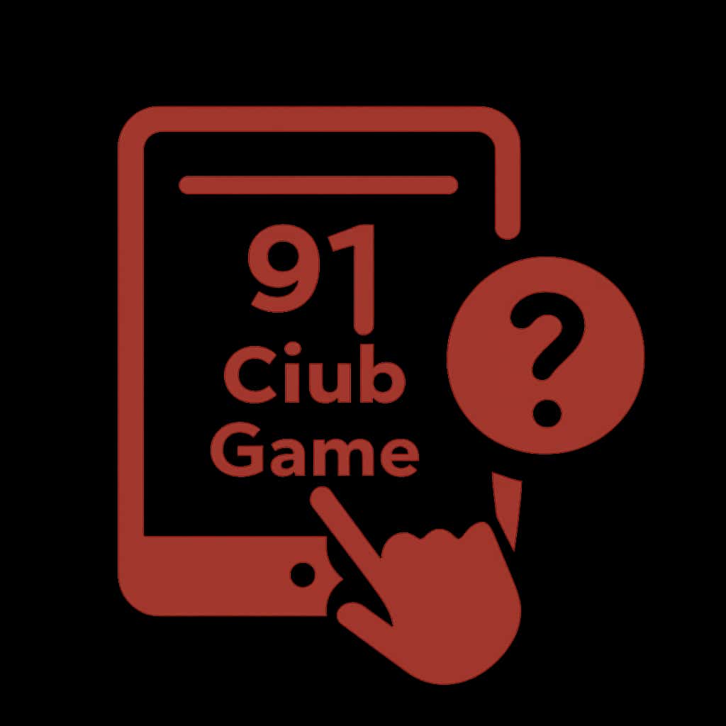 An icon representing the 91 Club Game tablet guide.