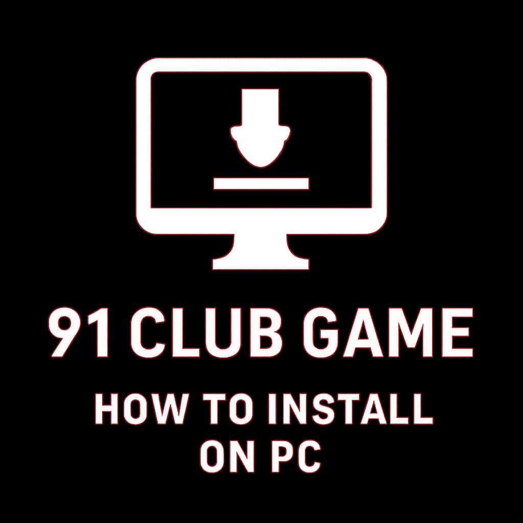 Icon illustrating the installation guide for the 91 Club Game.