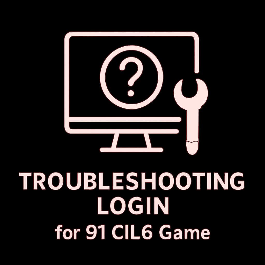 Icon representing help resources for 91 Club Game login troubleshooting.